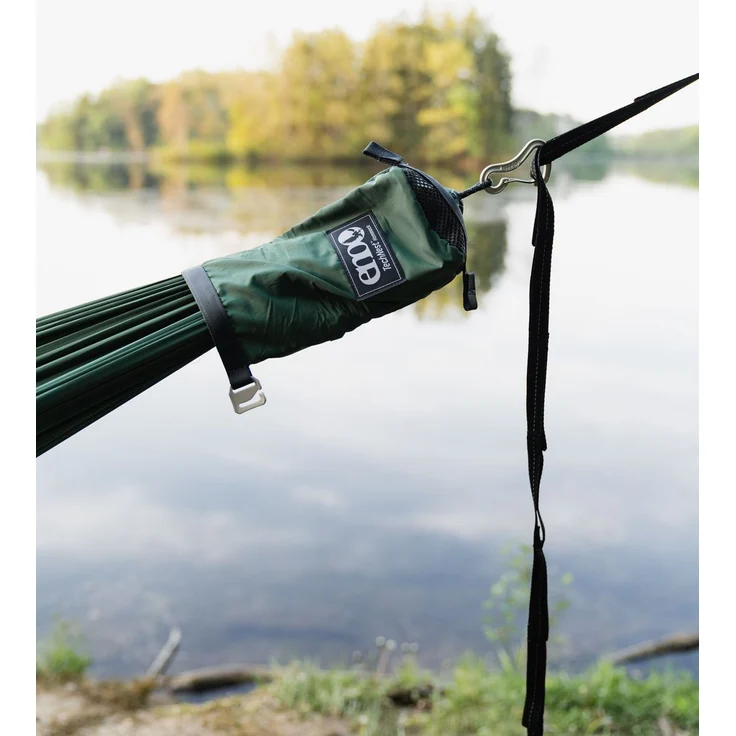 ENO TechNest leichte Reisehängematte grün aus recyceltem Ripstop Nylon grün EN-TN0062 – Bild 5