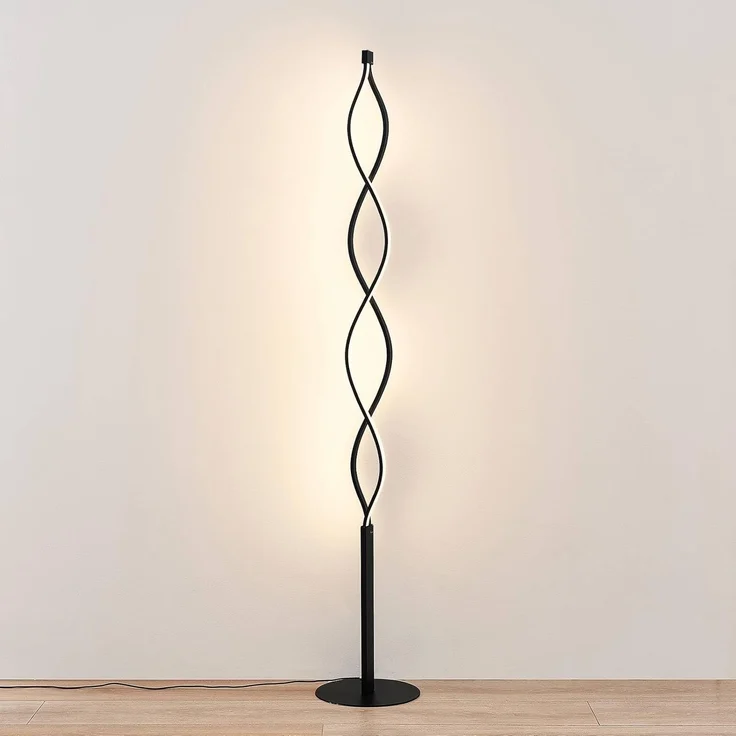 Lindby Stehlampe Welina, Enthalten, LED 20 W gesamt, warmweiß – Bild 4