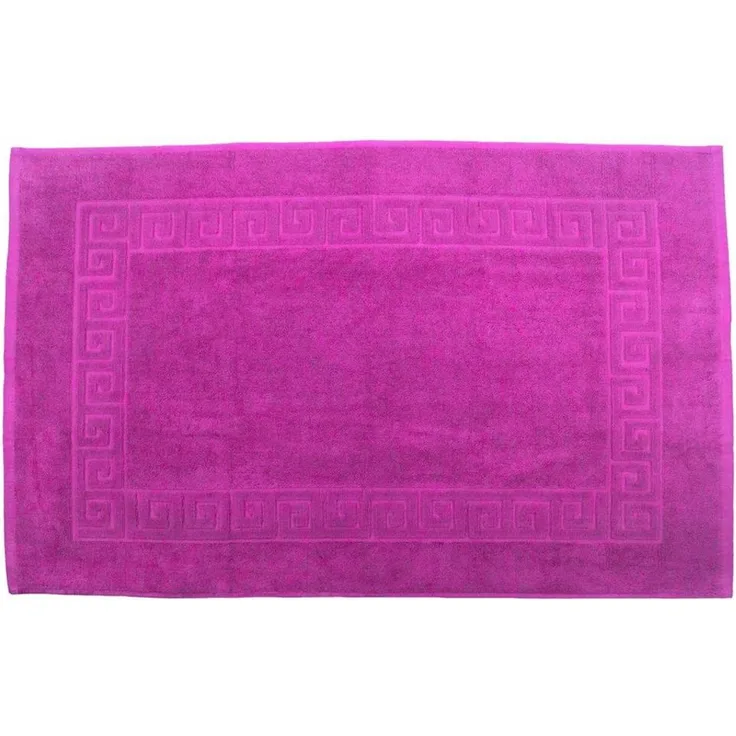 Julie Julsen Badematte 1-Badematte-Pink-50 x 40 cm, Baumwolle, Spiral