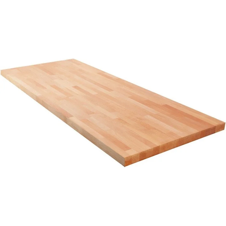 Krok Wood Tischplatte Massivholzplatte, Arbeitsplatte aus Massivholz in Buche, 38 mm stark – Bild 1