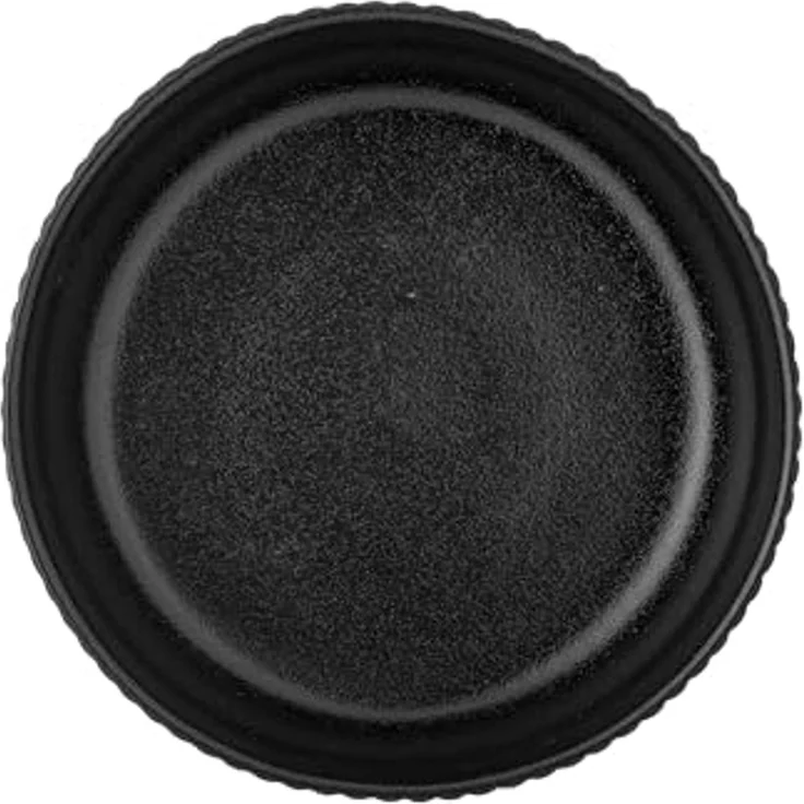 Bloomingville Neri Schale, Schwarz, Steingut, T17xH5,5 cm, 625 ml – Bild 2