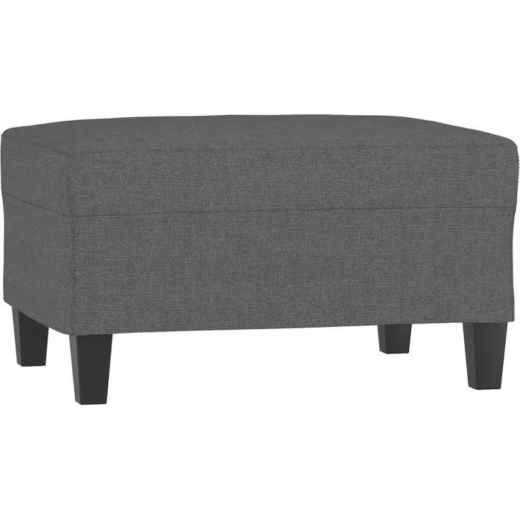 vidaXL Fußhocker Dunkelgrau 70x55x41 cm Stoff 349348