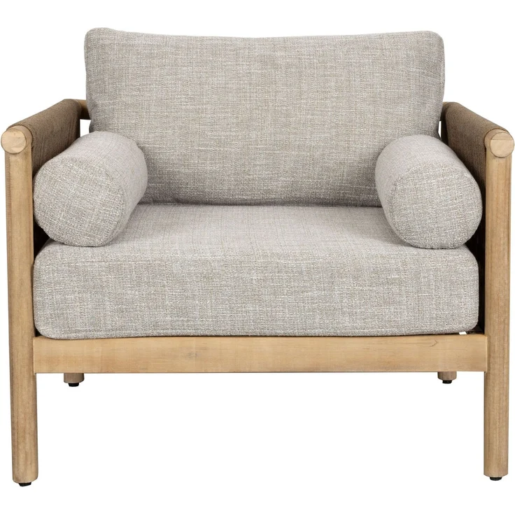 DutchBone Loungesessel Oasis im 2er-Set, Beige aus Akazienholz 95x84x68 cm – Dutchbone – Bild 7