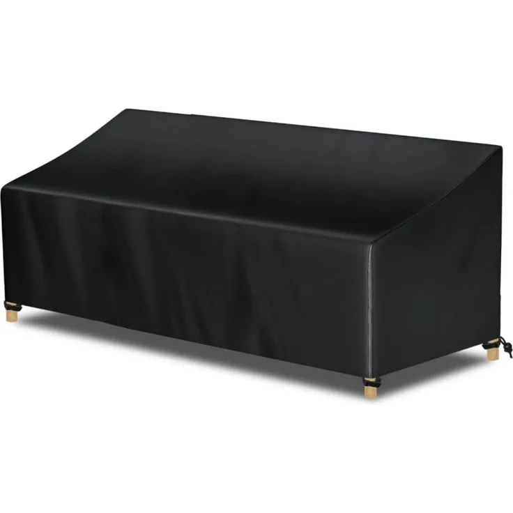 Awnic 3-Sitzer Outdoor-Sofa Abdeckung wasserdicht, Garten Sektional Sofa Abdeckung, Patio Möbel deckt 220 x 85 x 71 cm