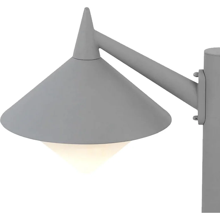 RGB LED Stehleuchte, ALU, grau, H 47 cm – Bild 7