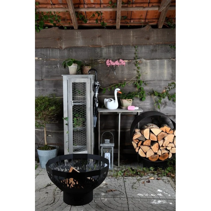 2er Set Aged Terracotta Untersetzer rund Ø 16,4 cm Planzen Blumen Topf Ton Töpfe – Bild 2