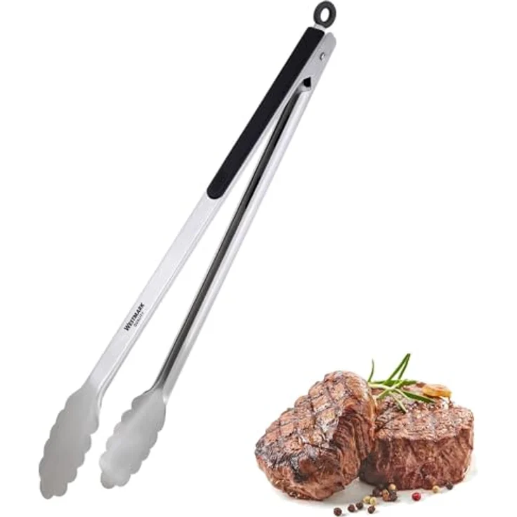 Westmark 'Classic Spezial' Grillzange, Edelstahl / Kunststoff silber / schwarz, 3,5 x 37,5 x 3,8 cm – Bild 9