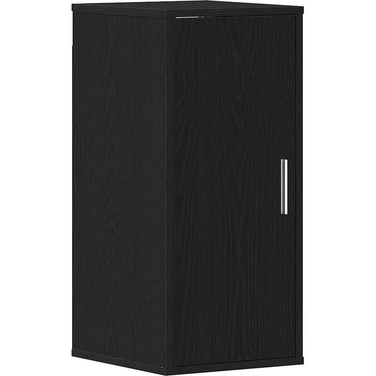vidaXL Schuhschränke 2 Stk. Schwarz Eichen-Optik 32x35x70 cm 862076 – Bild 5