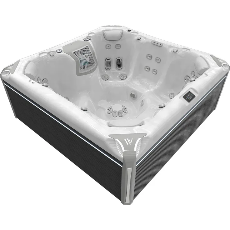 Wellis Elbrus Life Premium Whirlpool Außenwhirlpool 236x236x95cm für 7 Personen inkl. Thermocover