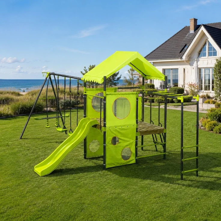 grosser Kinderspielplatz zum Schaukeln, Klettern, Wippen #4539 – Bild 3