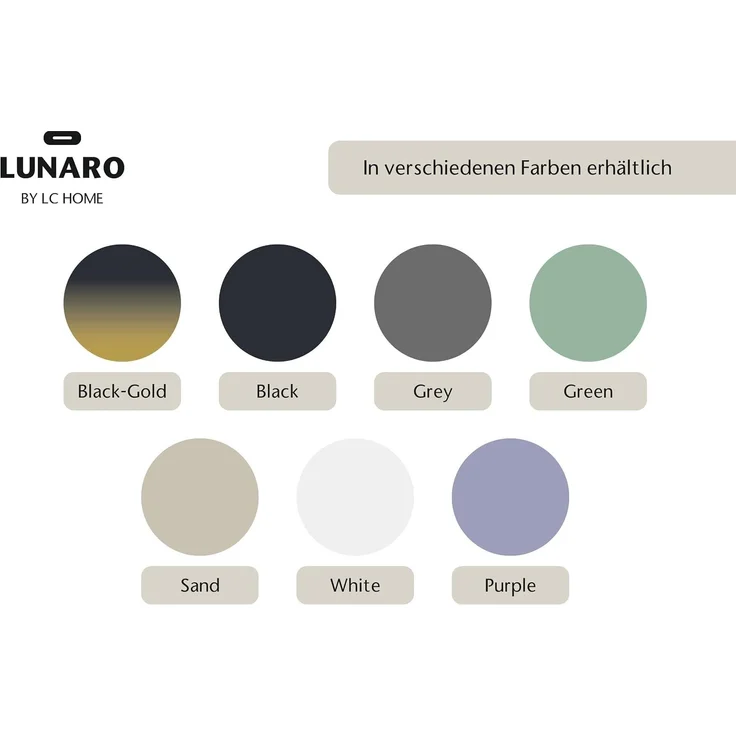 LC Home Lunaro S Windlichtkorb Metall schwarz – Dekolaterne, Teelichthalter & Kerzenhalter –14x10x10cm – Bild 7