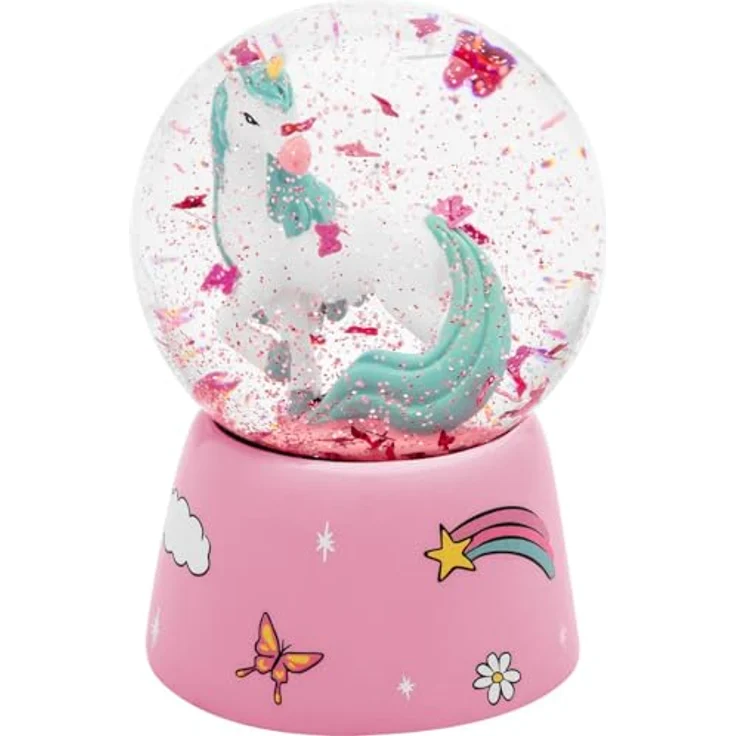 Traumkugel Glitzerkugel Schneekugel Geschenk Sheepworld EINHORN 74918 – Bild 3
