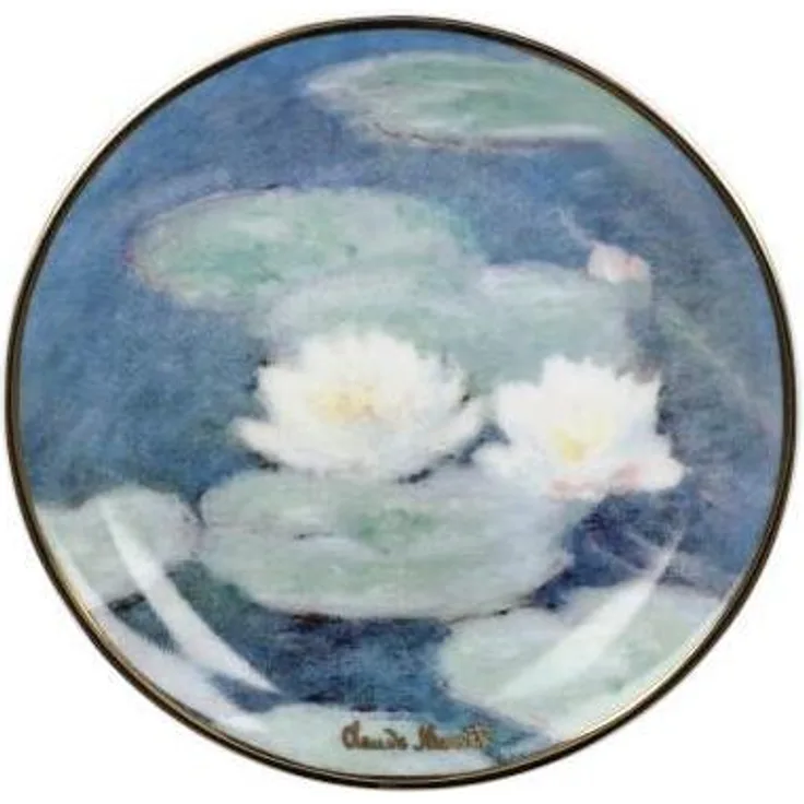 Goebel Miniteller Claude Monet - Seerosen, Dekoteller, Teller, Artis Orbis, Fine Bone China, Bunt, 10 cm, 67063101