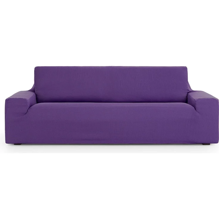 ECOMMERC3 Universeller und vielseitiger 4-Sitzer-Sofabezug in Violett, einfach anzubringen, für Rückenlehne, Sitz und Armlehnen