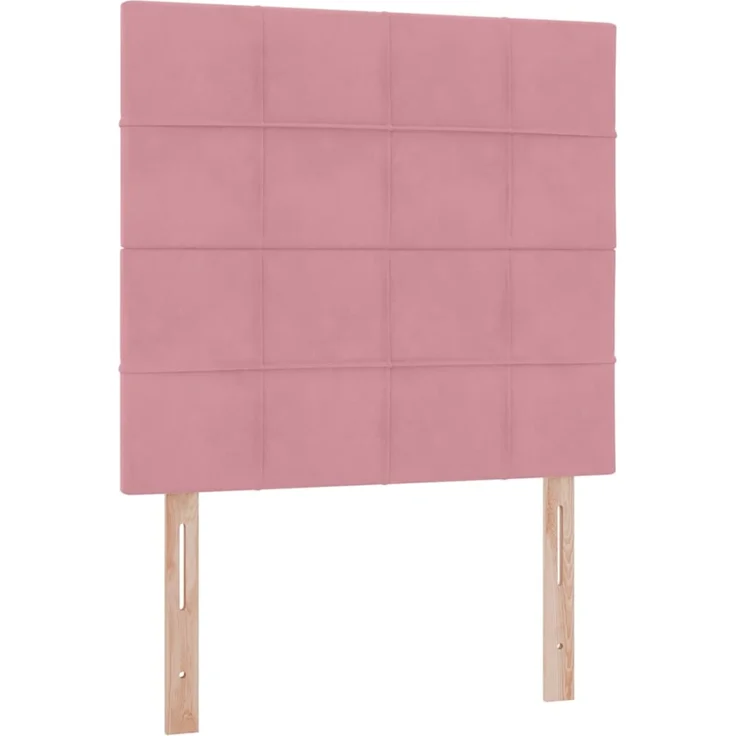 vidaXL Aufbewahrungsbett mit Matratze Rosa 100 x 200 cm Samt 3372014 – Bild 9