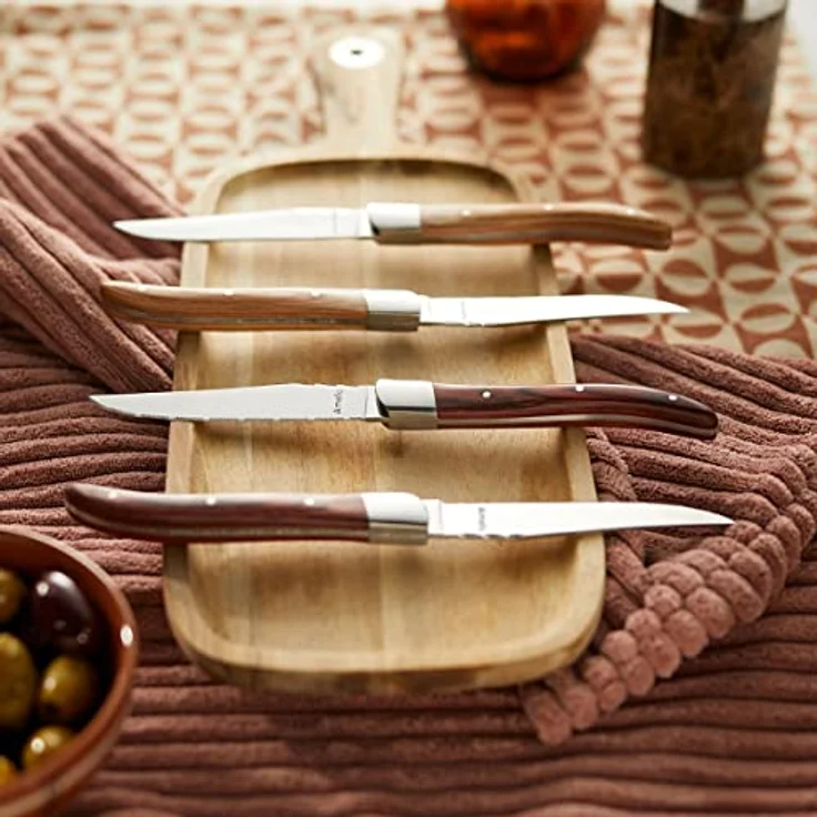 Amefa ROYAL STEAK Steakmesser Set 4-teilig holz hochglanzpoliert – Bild 3