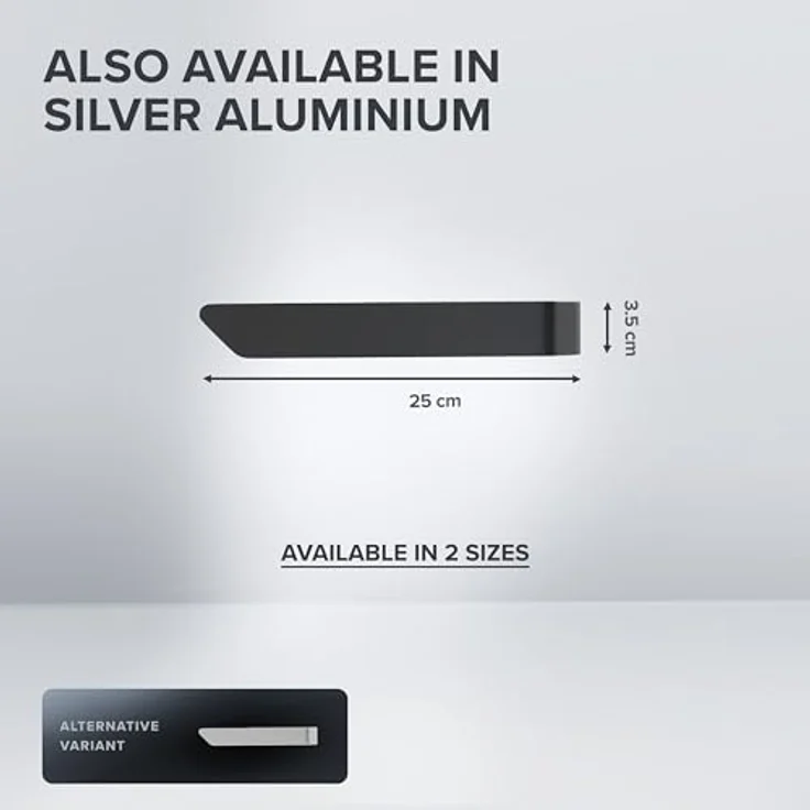 ovimar Handtuchstange Kongsoya, aus Aluminium in Schwarz zur Zum Kleben – Bild 4