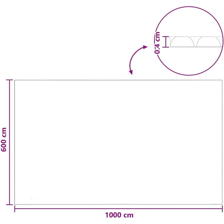 vidaXL Solar Poolabdeckung Hochwertig 1000 x 600 cm 200 μm Quadratisch 42034540 – Bild 7