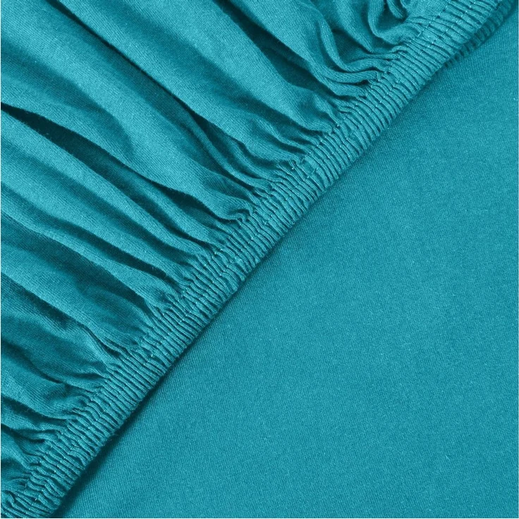 leevitex® Spannbettlaken für Topper – weich, anschmiegsam, pflegeleicht & ideal zum Wohlfühlen, Jersey, Gummizug: rundum, (1 Stück), 100 % Jersey Baumwolle, 18 cm Steghöhe, verschiedene Größen – Bild 2