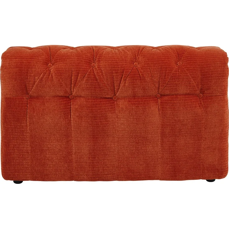 KAWOLA Sofa Seitenelement SEPHI groß Cord Vintage rot 62 x 27 x 107 cm – Bild 2