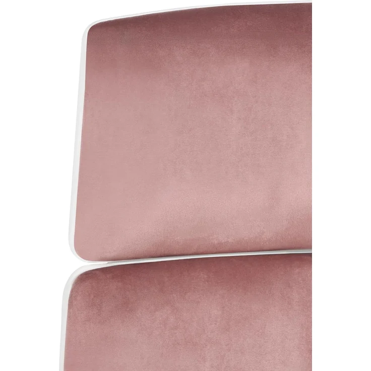 Bürostuhl DELIGHT Samtstoff Pastellrosa – Bild 8