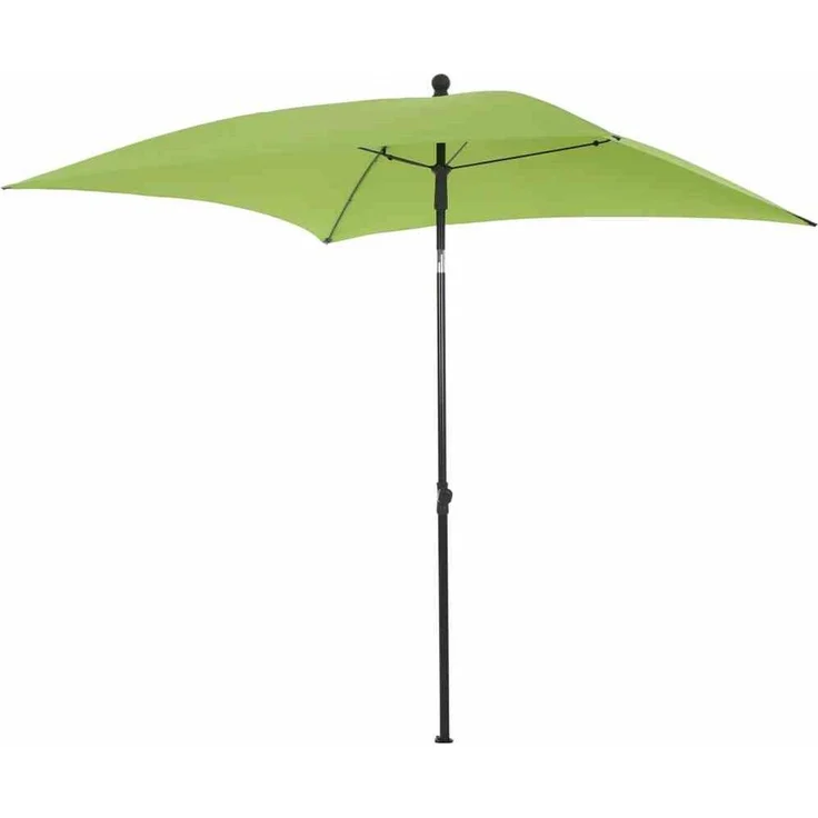 City Mittelstockschirm anthrazit/grün 180x180 cm – Bild 7