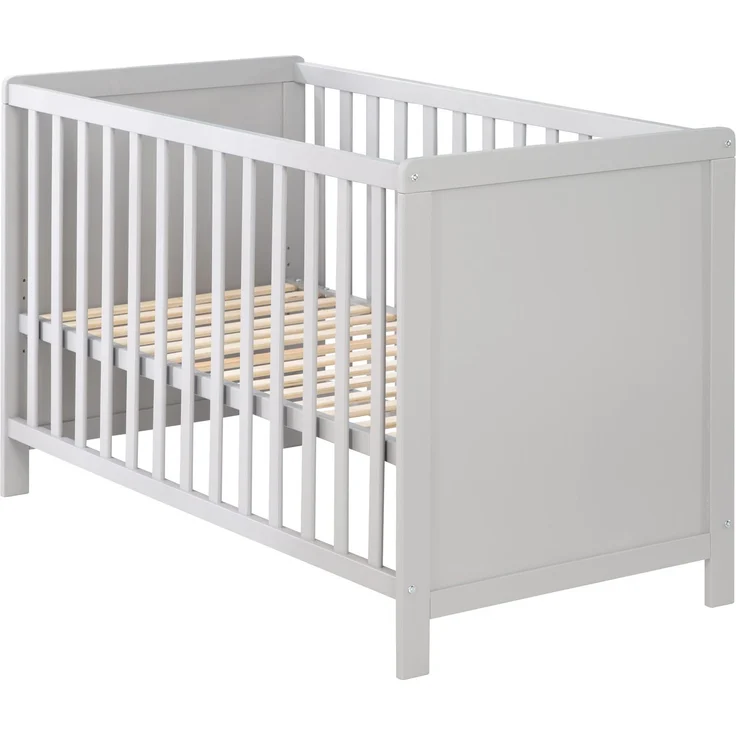 roba Beistell- & Babybett 60 x 120 - inkl. Lattenrost & Matratze - Höhenverstellbar - Taupe – Bild 3