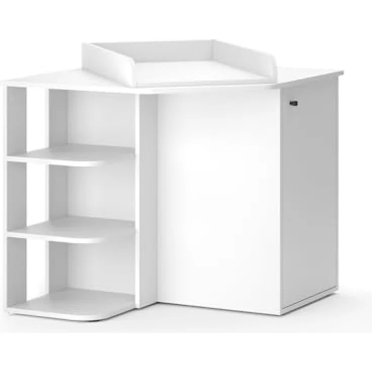 Wickelkommode Kristian Weiß 85 x 77.3 cm mit Tür und offenen Fächern Vicco – Bild 1