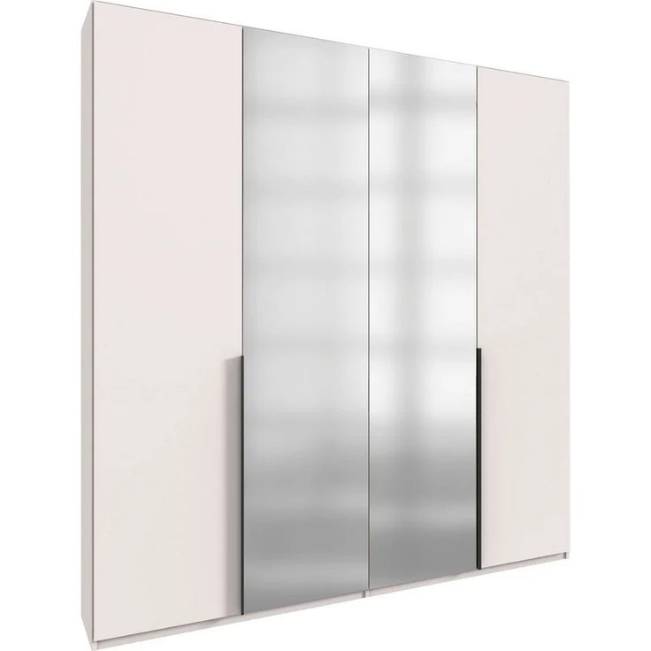 Wimex Kleiderschrank Mugano,in 5 Breiten,2 Höhen,2 Tiefen, viele Farben, Made in Germany (in Basic oder Premium Ausstattung) mit langen Griffen aus Metall, mit oder ohne Spiegel – Bild 5