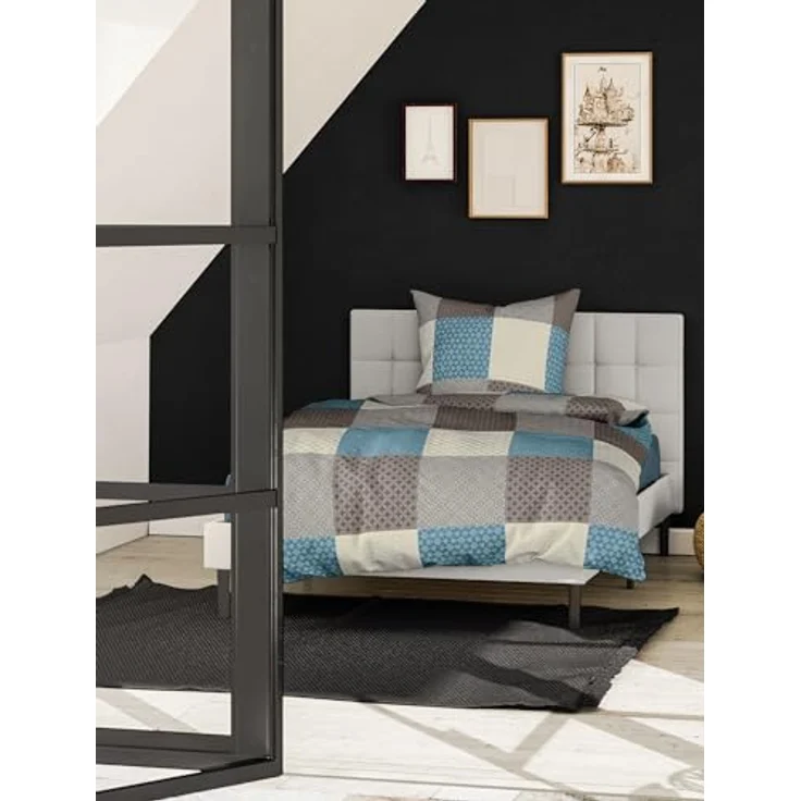 Bierbaum Bettwäsche 6277, Fein-Biber, Made in Germany, mokka 04, 135x200 cm – Bild 2
