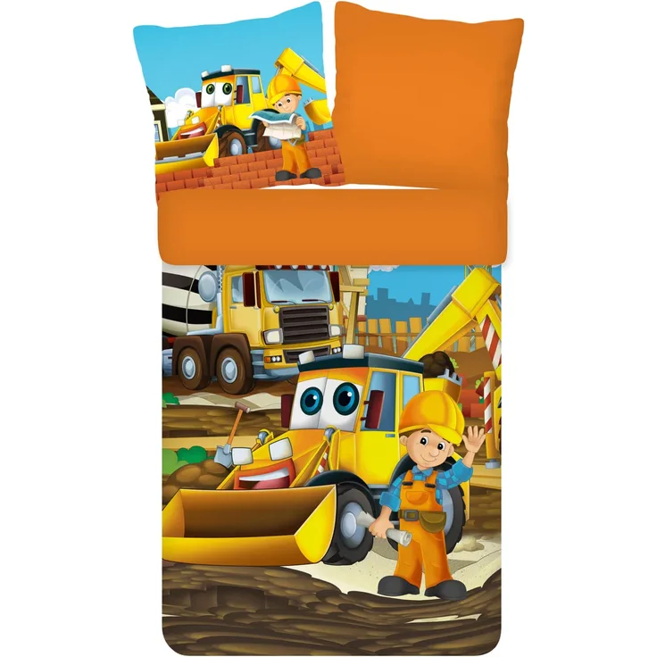 ESPiCO Bettwäsche Trendy Bedding Building Renforcé 135 x 200 + 80 x 80 cm