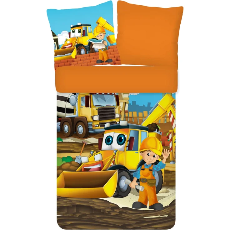 ESPiCO Bettwäsche Trendy Bedding Building Renforcé 135 x 200 + 80 x 80 cm – Bild 1