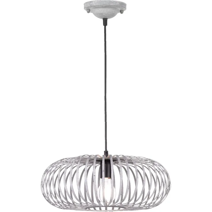 RGB LED Pendelleuchte, dimmbar, Fernbedienung, H 150 cm