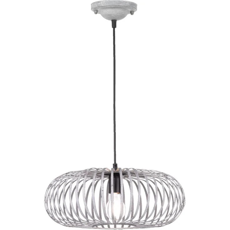 RGB LED Pendelleuchte, dimmbar, Fernbedienung, H 150 cm – Bild 1