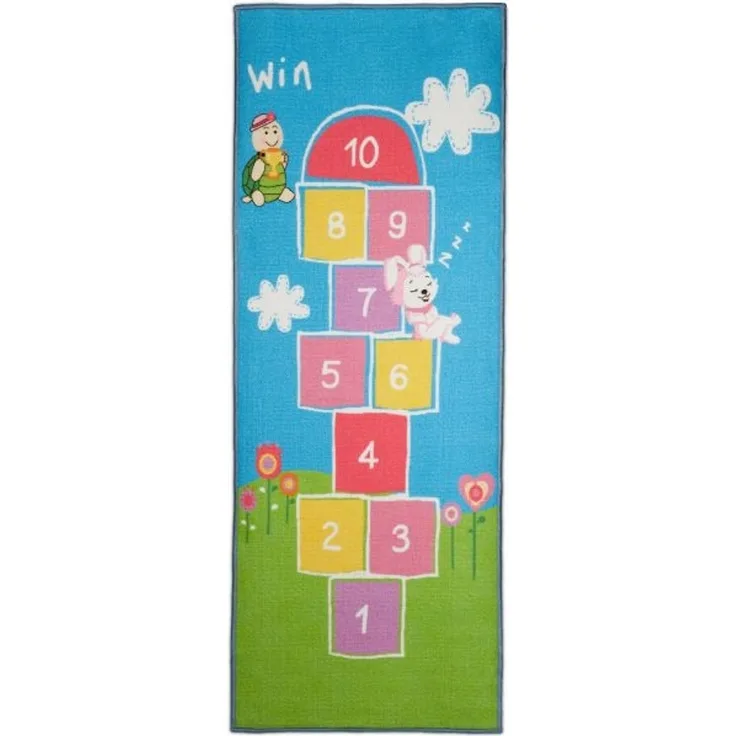 Kinderteppich Hüpfspiel 180x70 cm