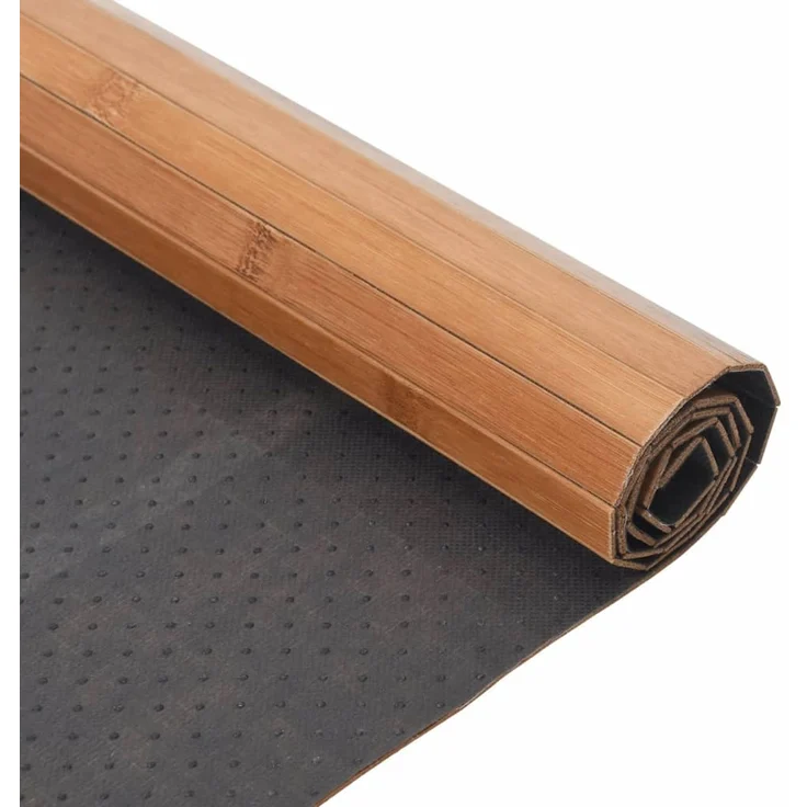 vidaXL Teppich Rechteckig Natur 100x100 cm Bambus 376799 – Bild 5