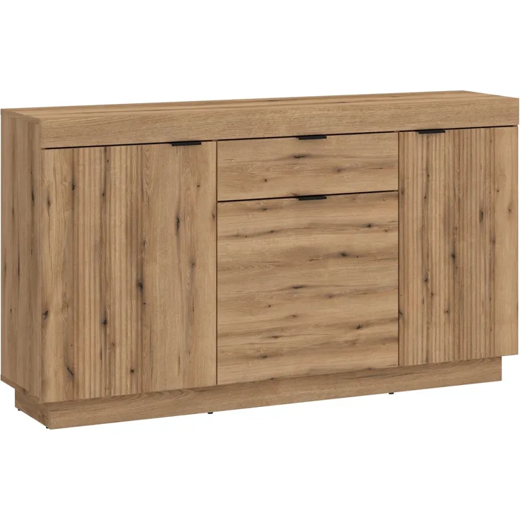 Kommode >DELAMAR< in Coast Evoke Eiche Dekor - 146x85,8x39,6 (BxHxT)
