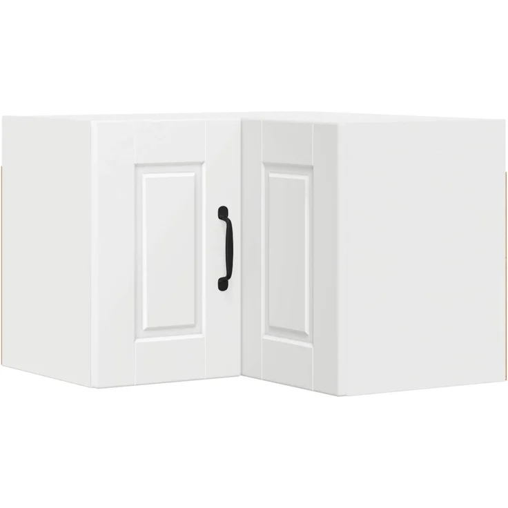 vidaXL Wand-Eckschrank PORTO Weiß 57 x 57 x 40 cm Holzwerkstoff 885305 – Bild 2