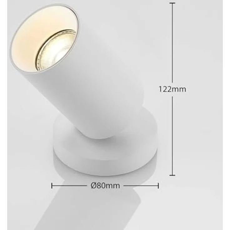 Arcchio Deckenstrahler Brinja, Metall, Weiß IP20, 1 x 8 W LED – Bild 7