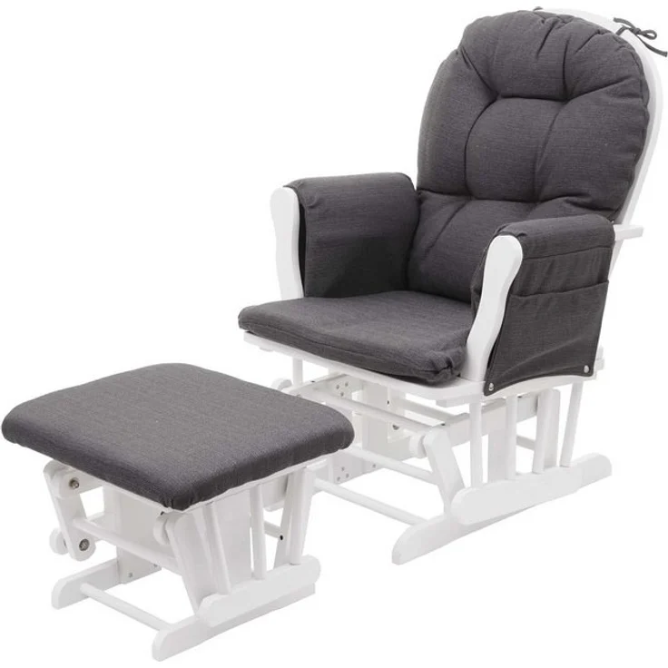 MCW Relaxsessel MCW-C76, Schaukelfunktion, Abnehmbare Polster, Seitentaschen, dicke Polsterung – Bild 4