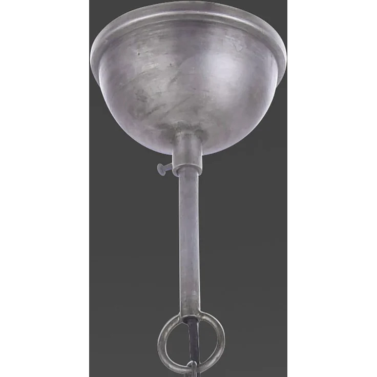 LED Hängelampe, Metall, Industrie, Laterne, silber SA – Bild 10