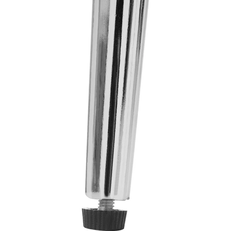 Esszimmerstuhl-Set, Samt mit Metallgestell, 4er-Set, 58×47×85 cm, Grau – Bild 8