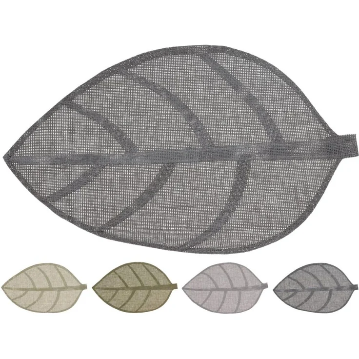 20x Platzset ca. 50x33 cm blattförmig Tischdeckchen Matte Unterlage Schutz