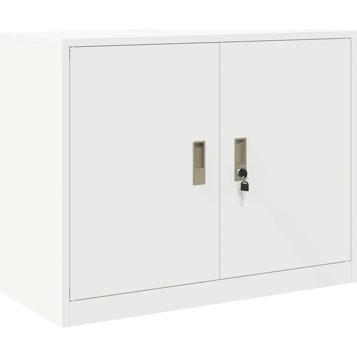 vidaXL Aufbewahrungsschrank 2 stk. Weiß 90 x 40 x 210 cm Stahl 3438728 – Bild 5