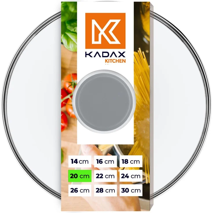 KADAX Cover Hitzebeständiges Glas für einen 20 cm Topf – Bild 1