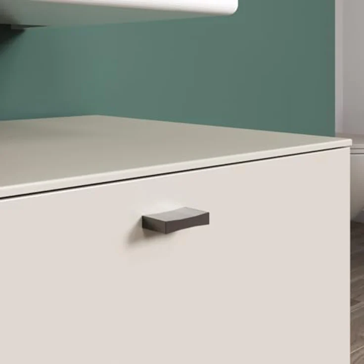 Waschbeckenunterschrank Sao Paulo in Sand und Eiche 80 cm – Bild 9