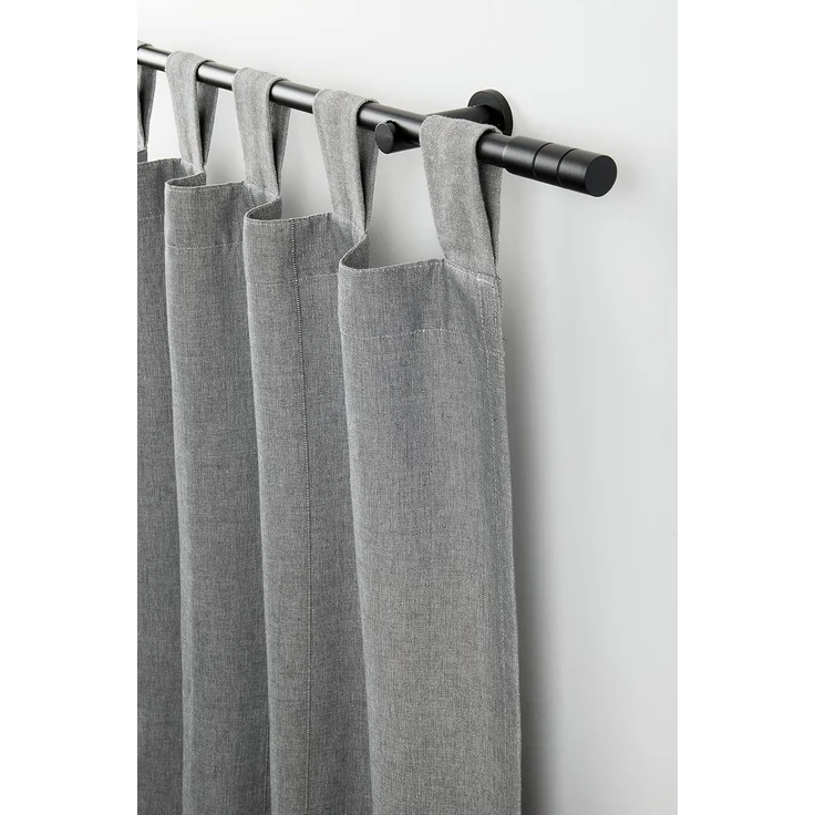 Gardinia Gardinenstangen-Set Kreta 1-Lauf Ø 16-19 mm schwarz-matt 190 cm - 340 cm – Bild 6