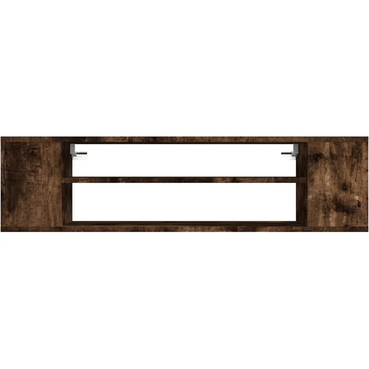 TV-Wandschrank, Fernsehschrank Räuchereiche 100x30x26,5 cm Holzwerkstoff – Bild 4