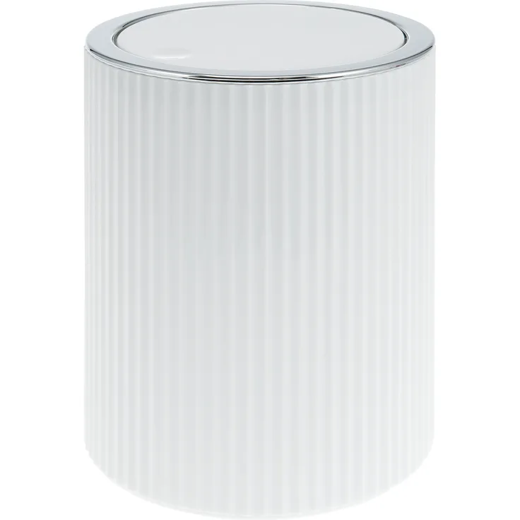 bremermann Kosmetikeimer Mini-Kosmetikeimer GAVELLO mit Schwingdeckel / mit Rillendekor, 1,5 L
