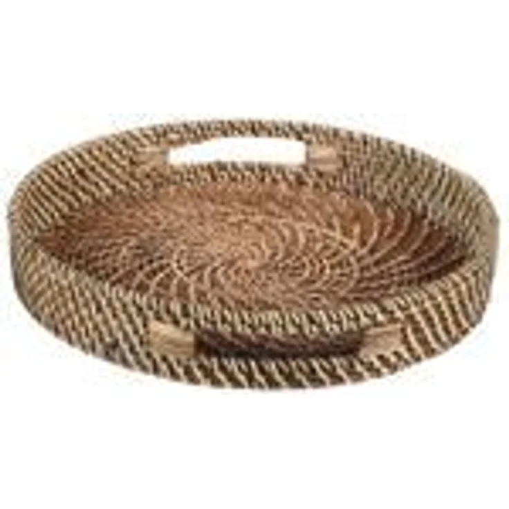 Rattan Tablett Bea rund L – Bild 5